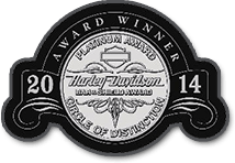 Harley-Davidson Bar and Shield Award logo, 2014.