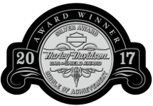 Harley-Davidson Bar and Shield Award logo, 2017.